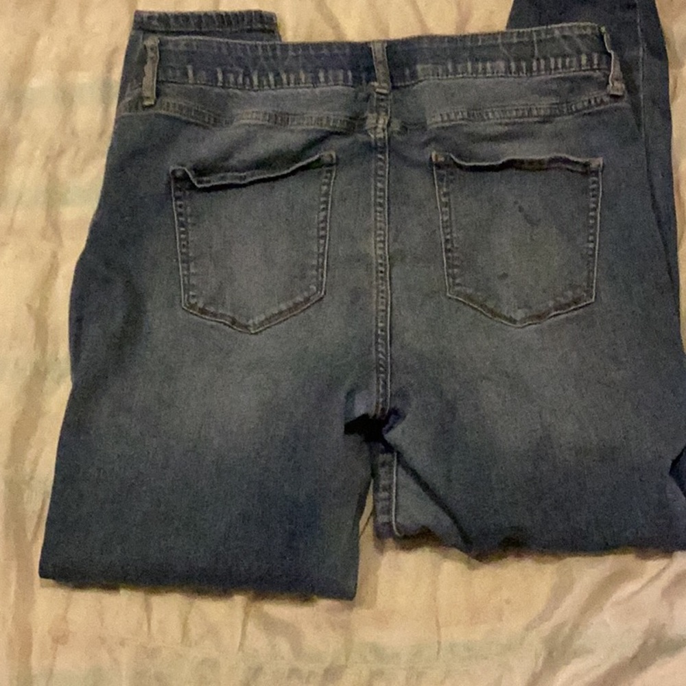 Womens Plus size Jeans AVA &VIV 14W Med rinse denim - Picture 3 of 6
